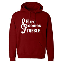 Here Comes Treble Unisex Adult Hoodie