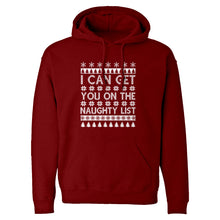 Hoodie I can get you on the Naughty List Unisex Adult Hoodie