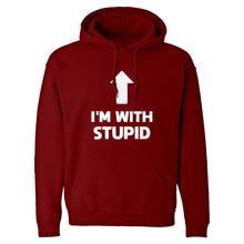 I'm with Stupid Up Unisex Adult Hoodie