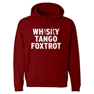 WHISKY TANGO FOXTROT Unisex Adult Hoodie