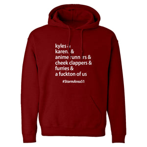 Storm Area 51 Runner Unisex Adult Hoodie