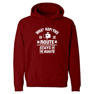 Hoodie What Happens on the Route Stays on the Route Unisex Adult Hoodie