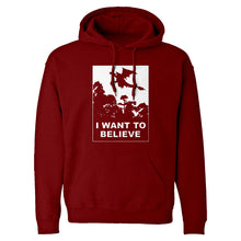 I Want to Believe Fire Dragon Unisex Adult Hoodie