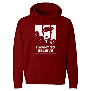 I Want to Believe Star Ship Unisex Adult Hoodie