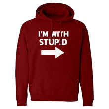 I'm With Stupid Right Unisex Adult Hoodie