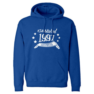 Hoodie Established 1997 Unisex Adult Hoodie