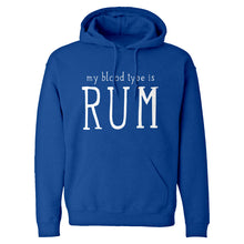 My Blood Type is Rum Unisex Adult Hoodie