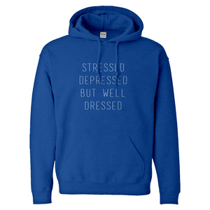 Hoodie Stressed Depressed Unisex Adult Hoodie