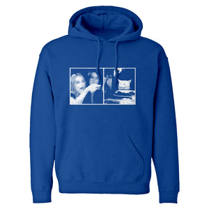 Woman Yelling at Cat Meme Unisex Adult Hoodie