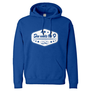 Hoodie She Wants the D Unisex Adult Hoodie