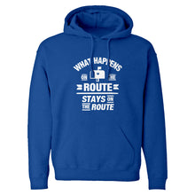 Hoodie What Happens on the Route Stays on the Route Unisex Adult Hoodie