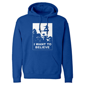 I Want to Believe Nimbus Fighter Unisex Adult Hoodie