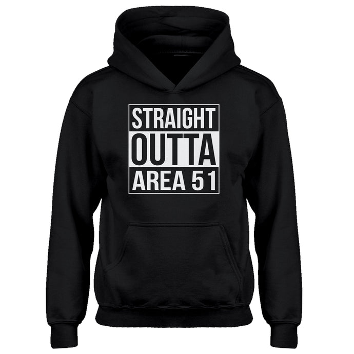 Youth Straight Outta Area 51 Kids Hoodie