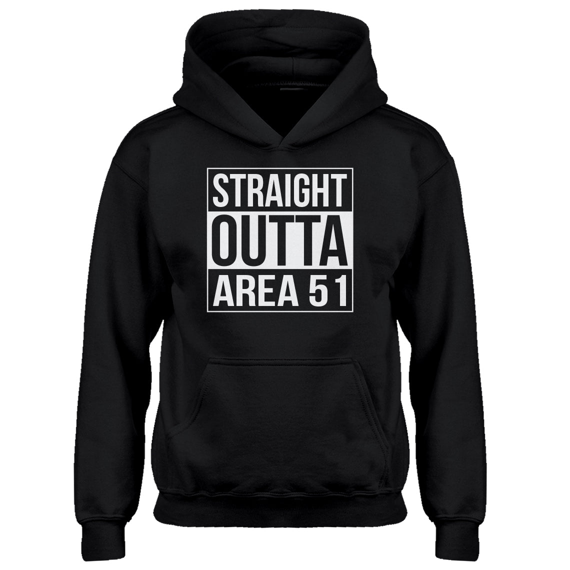 Youth Straight Outta Area 51 Kids Hoodie