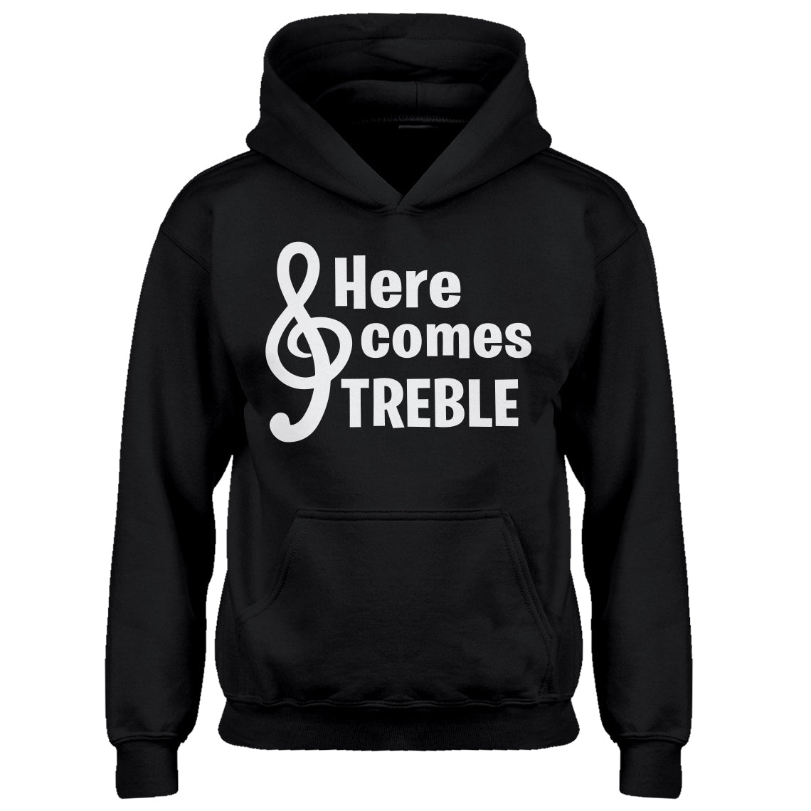 Youth Here Comes Treble Kids Hoodie