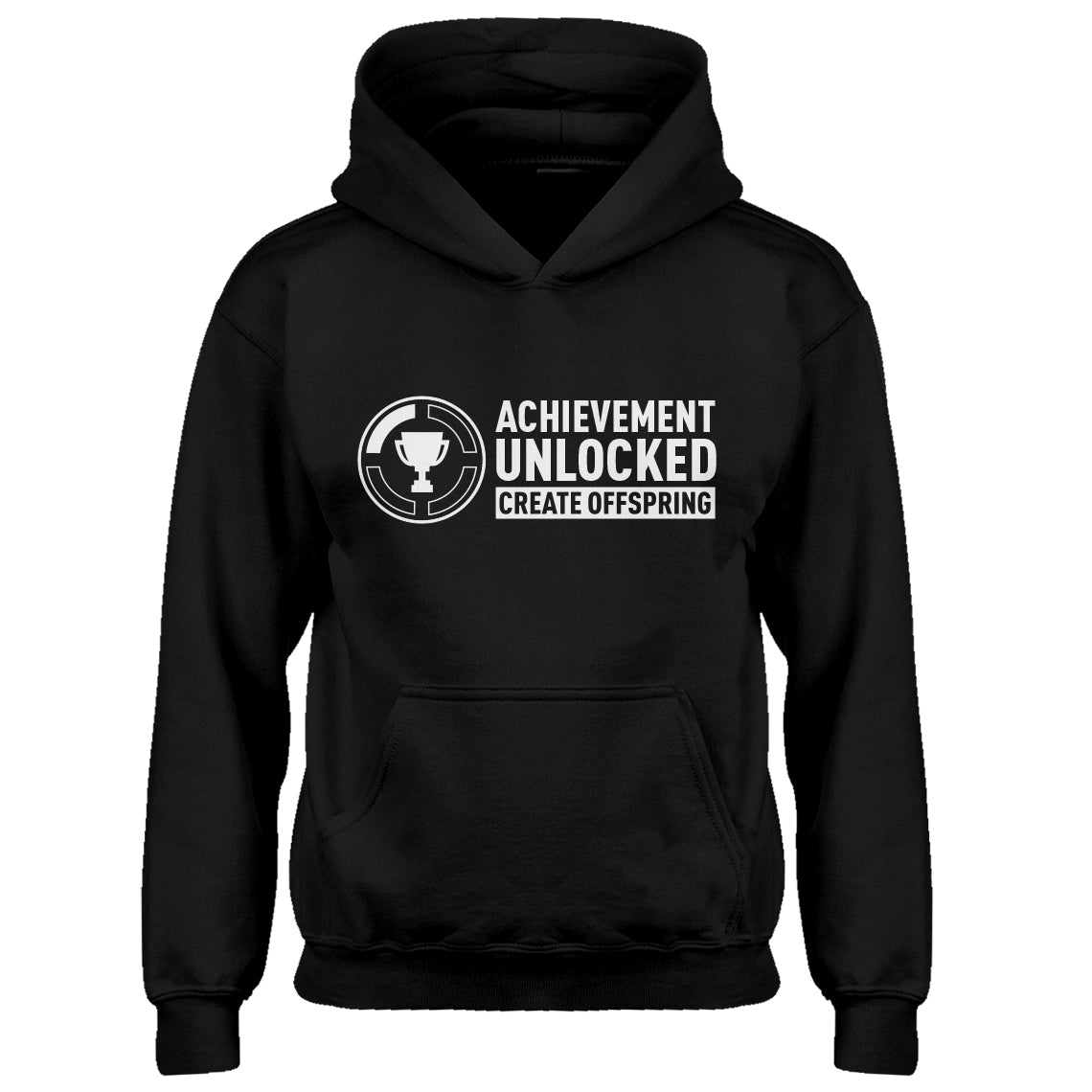 Youth Achievement Unlocked Create Offspring Kids Hoodie