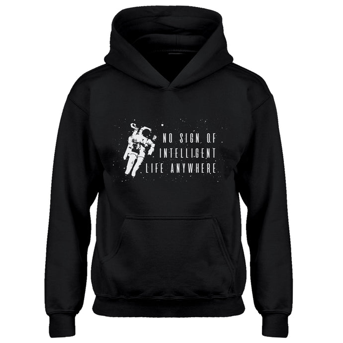 Hoodie No Sign of Intelligent Life Kids Hoodie