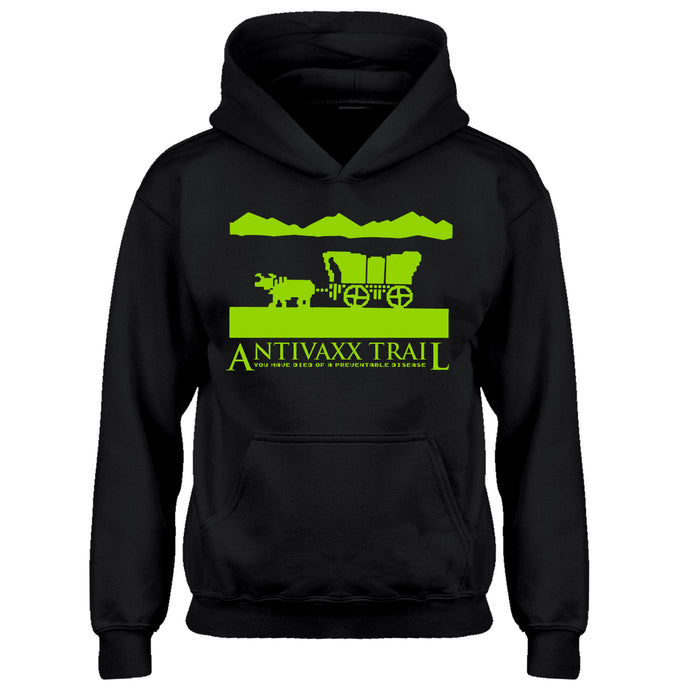 Youth Antivaxx Trail Kids Hoodie