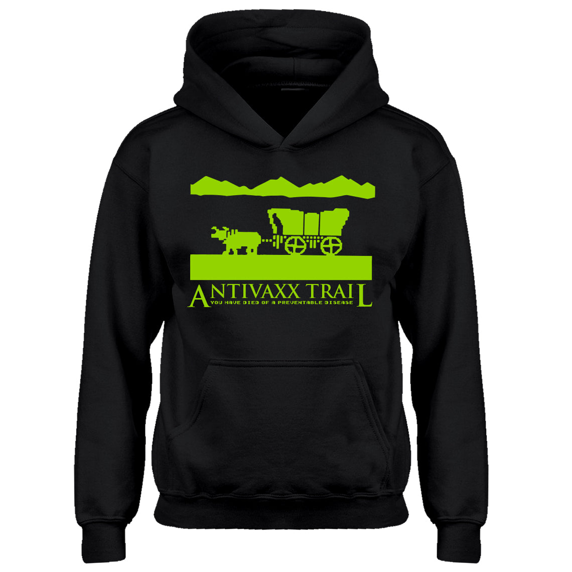 Youth Antivaxx Trail Kids Hoodie