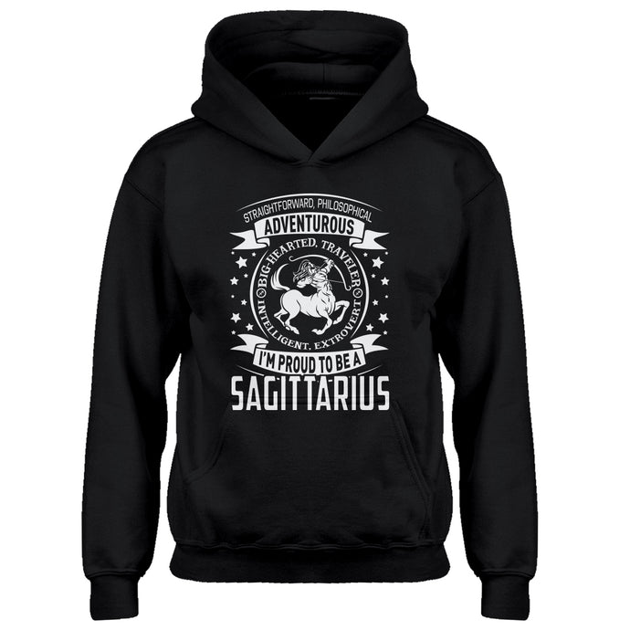 Youth Sagittarius Astrology Zodiac Sign Kids Hoodie