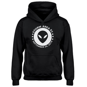 Youth Storming Area 51 Kids Hoodie