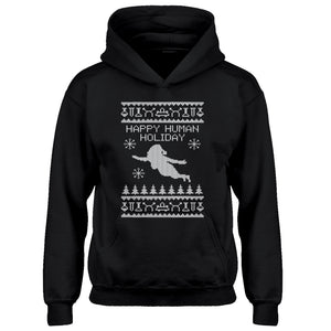 Hoodie Happy Human Holiday Kids Hoodie