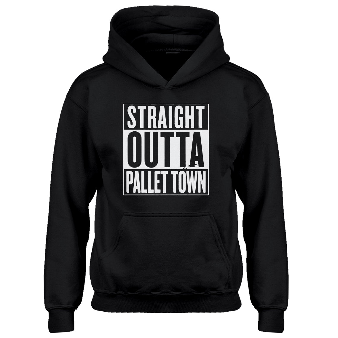 Hoodie Straight Outta Pallet Town Kids Hoodie
