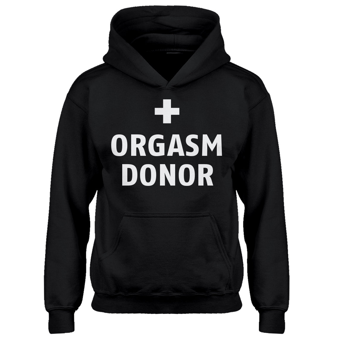 Youth Orgasm Donor Kids Hoodie