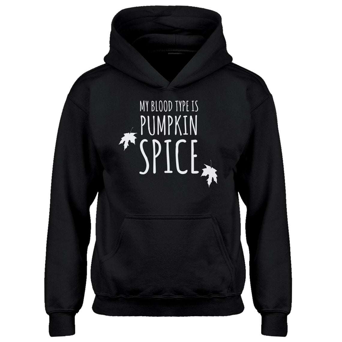 Youth My Blood Type is Pumpkin Spice Kids Hoodie