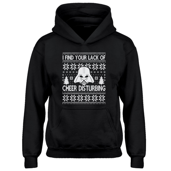 Hoodie I Find Your Lack of Cheer Disturbing Kids Hoodie