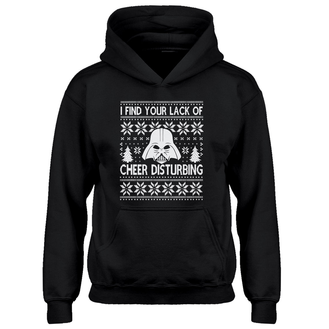 Hoodie I Find Your Lack of Cheer Disturbing Kids Hoodie