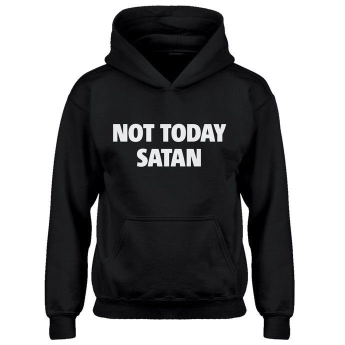 Youth Not Today Satan Kids Hoodie