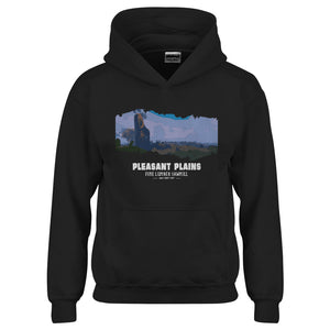 Youth Pleasant Plains Fine Lumber Sawmill Kids Hoodie