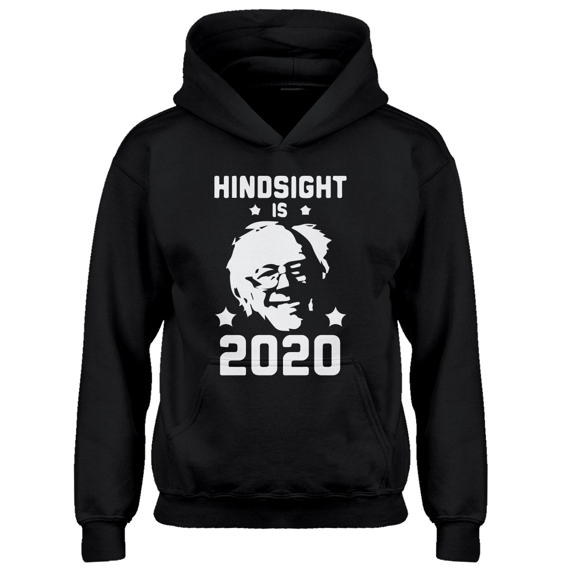 Youth Hindsight is 2020 Bernie Sanders Kids Hoodie
