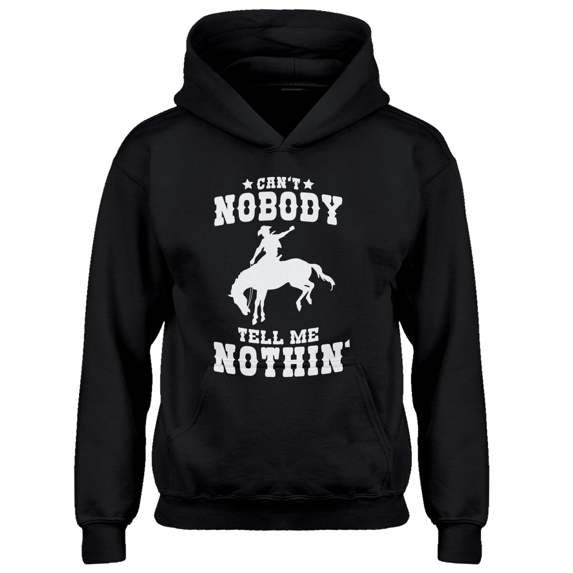 Youth Can't Nobody Tell Me Nothin' Kids Hoodie