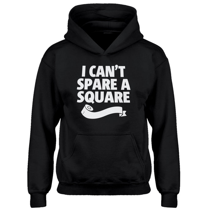 Youth I Can't Spare a Square Kids Hoodie