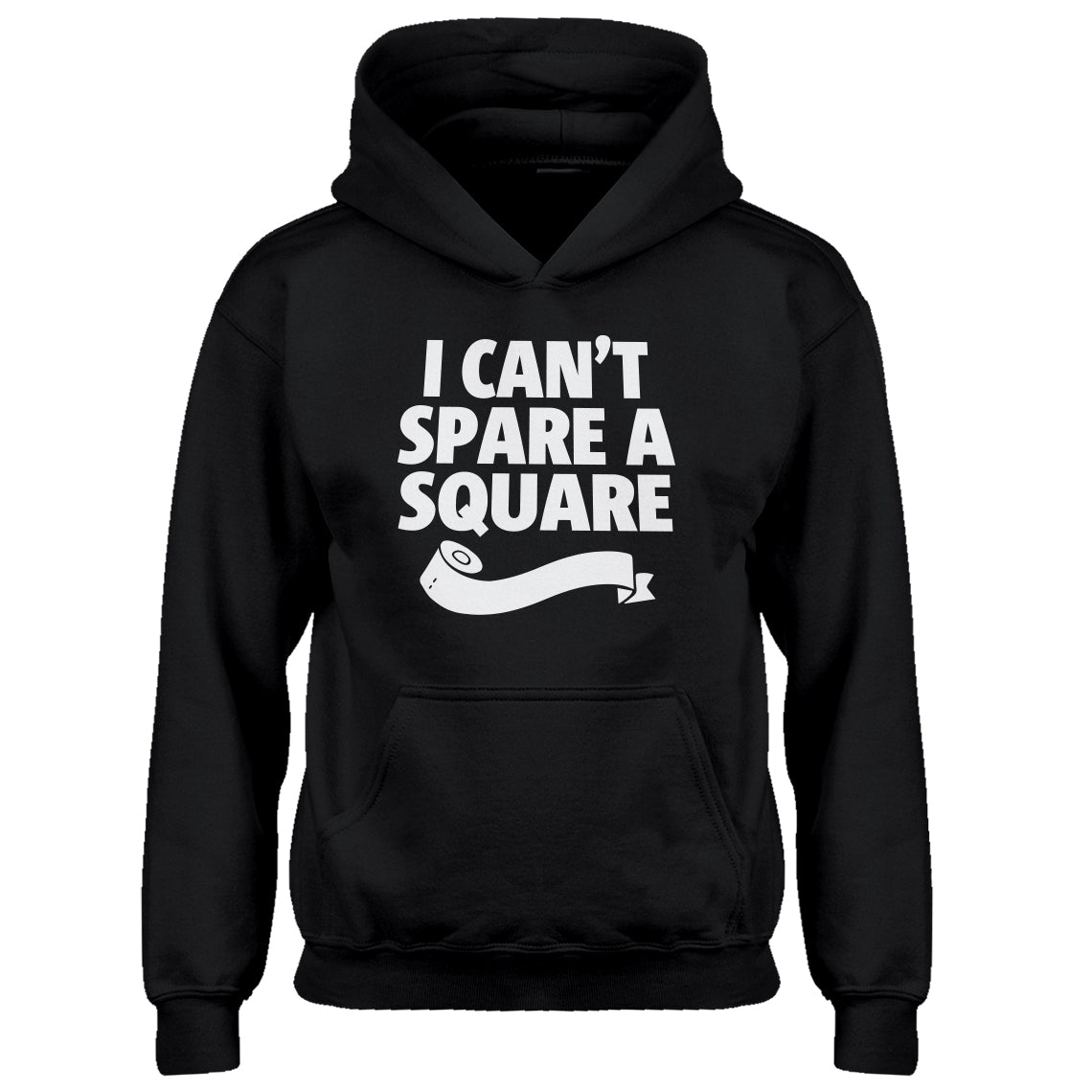 Youth I Can't Spare a Square Kids Hoodie