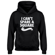 Youth I Can't Spare a Square Kids Hoodie