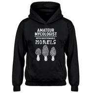 Youth Questionable Morels Kids Hoodie