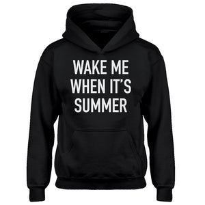 Youth Wake me When its Summer Kids Hoodie