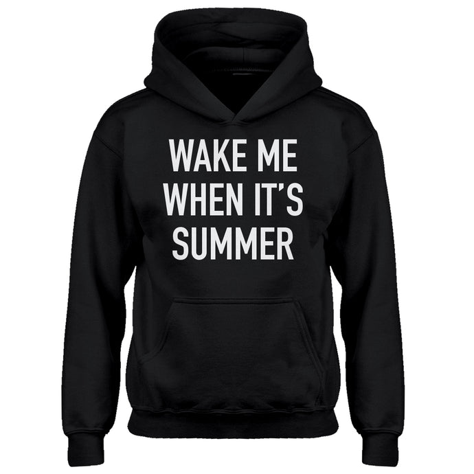 Youth Wake me When its Summer Kids Hoodie