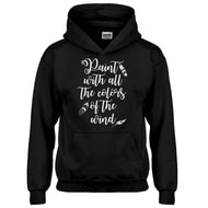 Hoodie Paint with all the Colors of the Wind Kids Hoodie