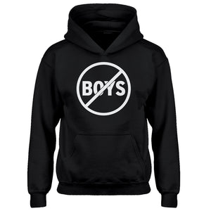 Youth No Boys Kids Hoodie
