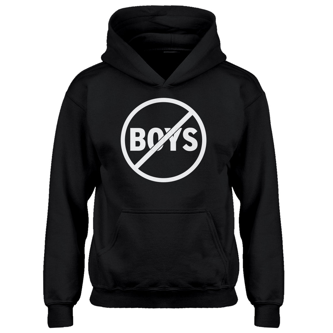Youth No Boys Kids Hoodie