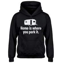 Youth Home is Where you Park it Kids Hoodie