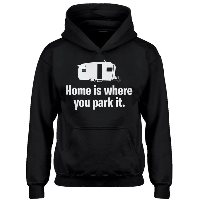 Youth Home is Where you Park it Kids Hoodie