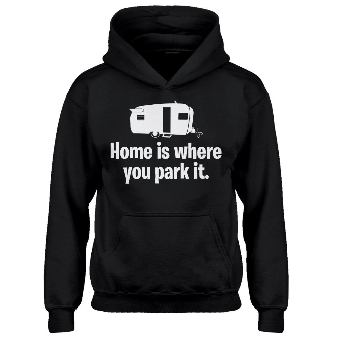 Youth Home is Where you Park it Kids Hoodie