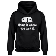 Youth Home is Where you Park it Kids Hoodie