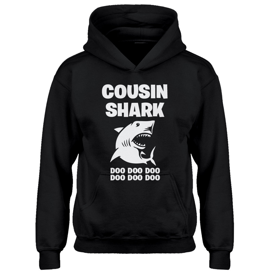 Youth Cousin Shark Kids Hoodie