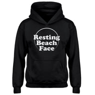 Youth Resting Beach Face Kids Hoodie